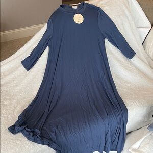 Elegant Blue Women's Dress